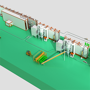 Automatic Powder Coating Line