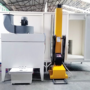 Filter Recovery Powder Coating Booth