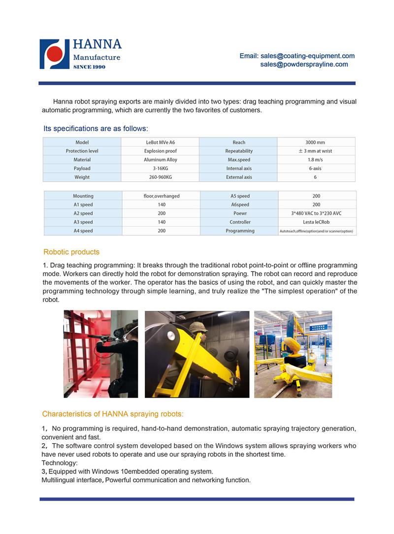 Powder Coating Robot