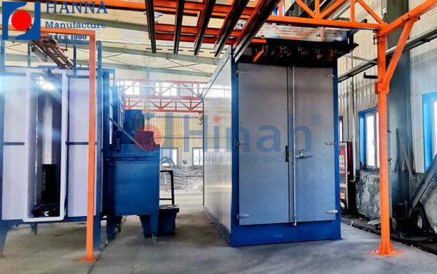 Chamber curing oven in the powder coating production line (2)