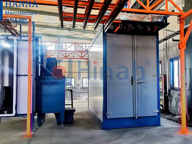 Chamber curing oven in the powder coating production line (2)