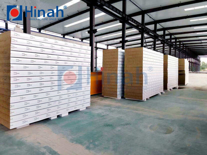 insulating rock wool panels