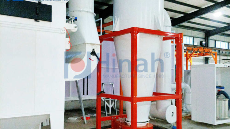 Large cyclone powder recovery system 4 advantages (2)