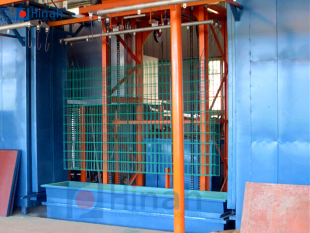 Dip tank powder coating line helps wire fencing mesh-1 (2)