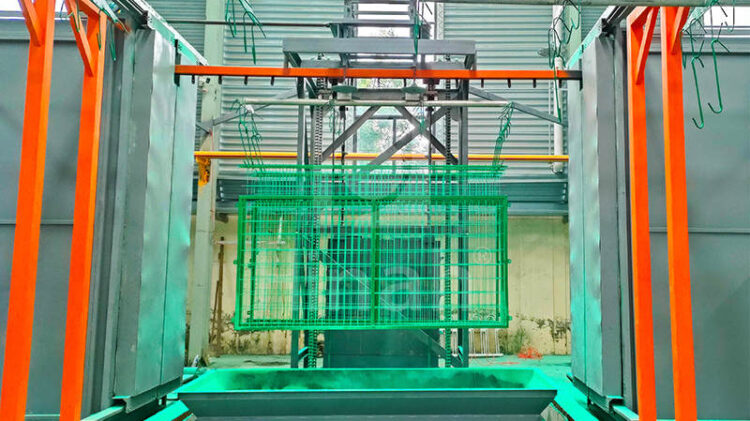 Dip-tank-powder-coating-line-helps-wire-fencing-mesh (4)