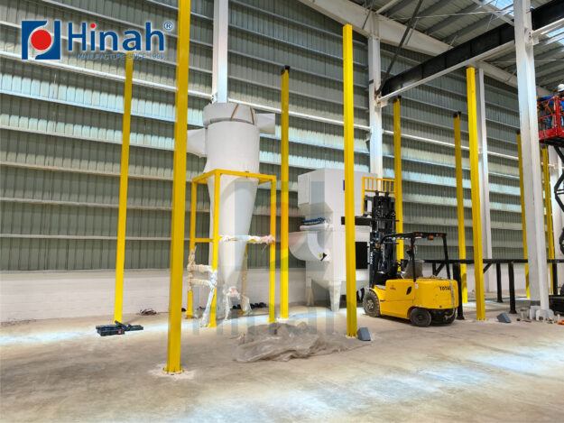 manual powder coating line1-1