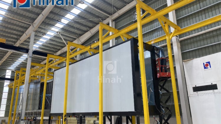 manual powder coating line1-7 manual powder coating line1-7
