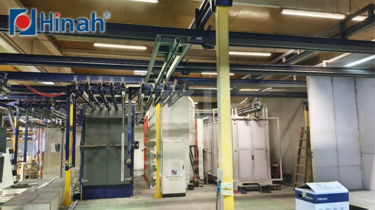 manual powder coating line1-9 manual powder coating line1-9