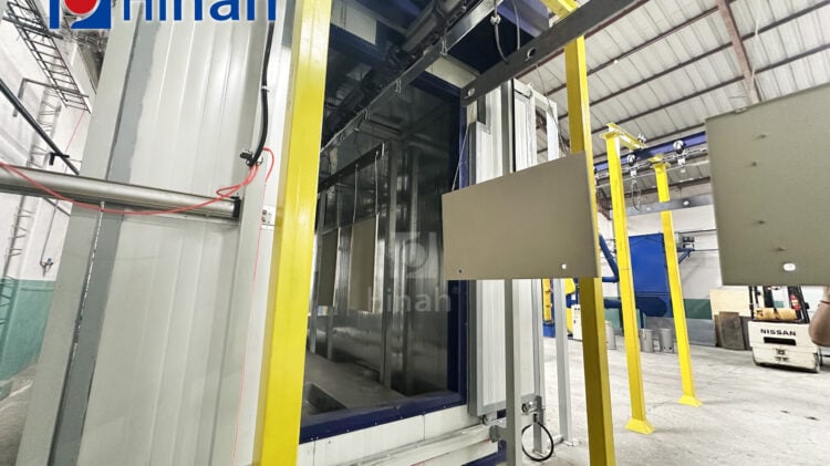 automatic powder coating line for electrical control cabinet (1) automatic powder coating line for electrical control cabinet (1)
