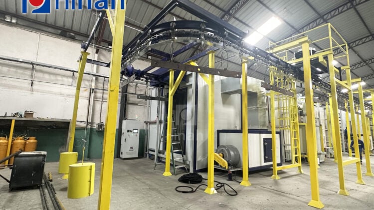 powder coating line for electrical control cabinet (7) powder coating line for electrical control cabinet (7)